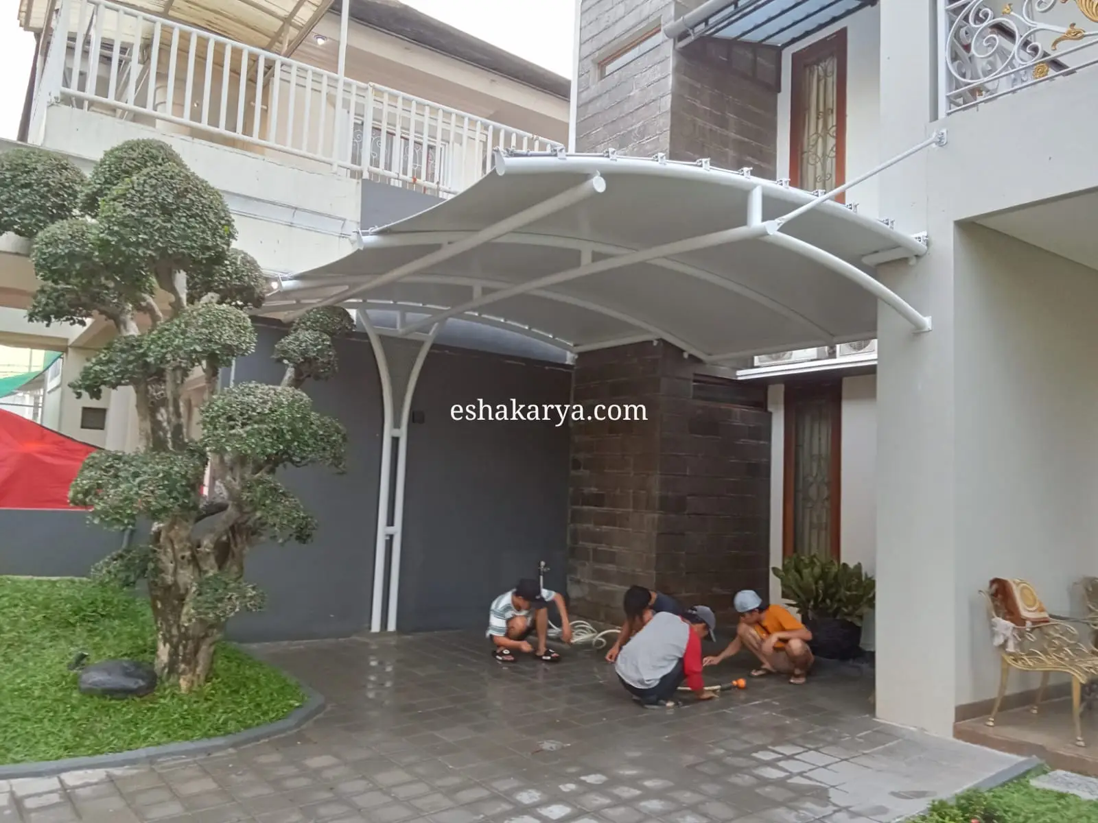 Pembuatan Kanopi Membrane di Kota Wisata Cibubur – Portofolio